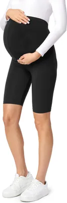 Produktbild von Be Mammy Kurze Umstandsleggings aus Viskose BE-04 (Schwarz, 4XL)