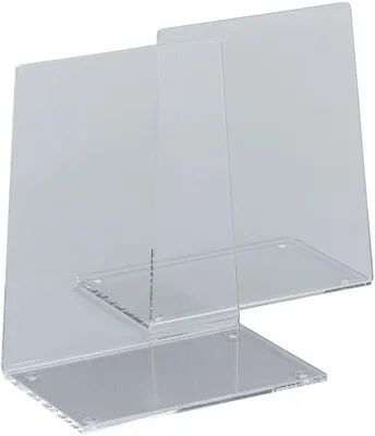 Produktbild von Buchstütze Acryl 136x90x155mm glasklar VE=12x2 Stück