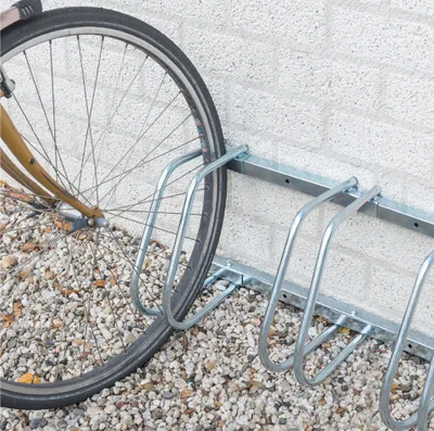 Produktbild von Dresco Fahrradständer 3 Fahrräder Boden- und Wandmontage
