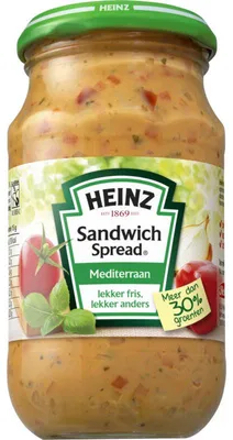 Obrázek produktu pro Heinz Sandwich Spread Mediterranean 300g – Jemný středomořský bylinný krém