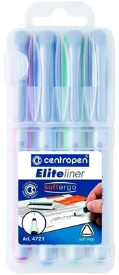 Zdjęcie produktu dla Popisovač kancelářský Centropen 4721, 0,8 mm, 4 ks