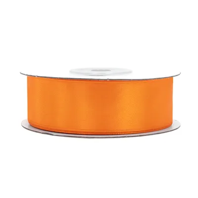 Produktbild von Satinband 25mm x 25m Rolle Orange