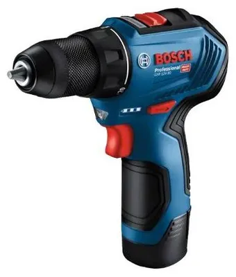 Produktbild von Bosch GSR 12V-30 Professional, Schlagschrauber, Pistolengriff, Blau, Deutschland, 1600 RPM, 420 RPM