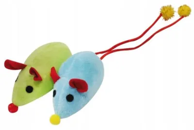 Produktbild von Pet Nova Plüschmäuse Katzenspielzeug 2er-Set