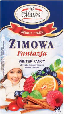 Zdjęcie produktu dla Malwa Herbatka Owocowa-Ziołowa Zimowa Fantazja 40 G (20 X 2 G)