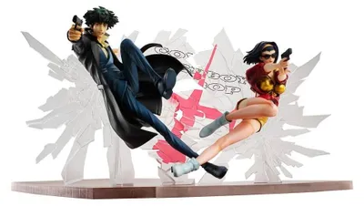 Produktbild von Cowboy Bebop PVC-Figuren im Maßstab 1/8: Spike Spiegel & Faye Valentine (1. GIG), 20 cm