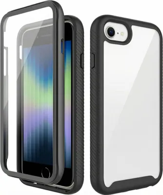 Image de imoshion Coque de protection intégrale à 360° pour Apple iPhone SE (2022 / 2020) / 8 / 7 / 6(s) - Noir