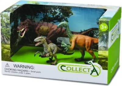 Produktbild von Set mit 3 prähistorischen Figuren Collecta