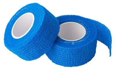 Produktbild von Lifemed Pflasterverband selbsthaftend blau 2 Rollen