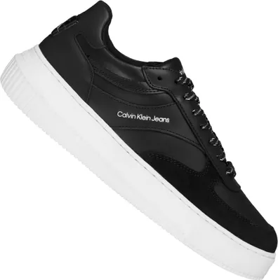 Produktbild von 37|Calvin Klein Jeans Chunky Cupsole 1 Damen Leder Sneaker YW0YW00510BDS