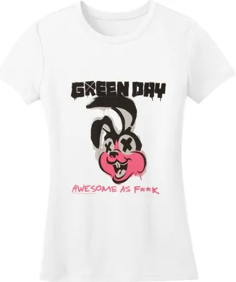 Immagine prodotto di Green Day - Maglietta "Road Kill" da donna RO933 (XXL) (Bianco)