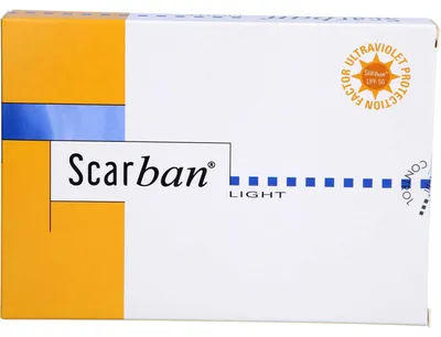 Immagine prodotto di Scarban Light, cerotto in silicone, 5 x 7,5 cm, confezione da 2, per la medicazione di ferite
