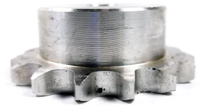 Productafbeelding van Kettingtandwiel 10B, 15 tanden, met naaf, roestvrij staal, breedte: 15,875 mm, 5/8", merk: Ozdowski, enkelrijig