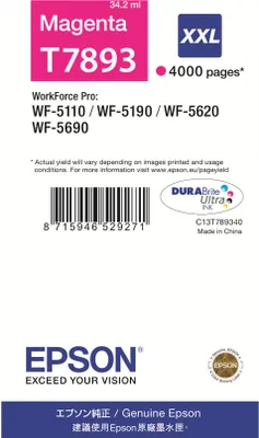 Obrázek produktu pro C13T789340 EPSON WF Tinte magenta EHC