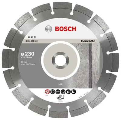 Obrázok produktu pre Bosch 2 608 602 556, Betón, 12,5 cm, 2,22 cm, 2,2 mm, 1 kusov