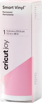 Produktbild von Cricut Joy Smart Vinyl Permanent, Hitzebeständige Vinylrolle, Pink, Einfarbig, Matte, Cricut Joy, 139 mm