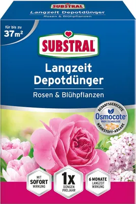Produktbild von Substral Langzeit Depotdünger Rosen und Blühpflanzen 1,5 kg