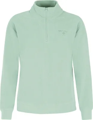Image de Protest Nappa Fleece avec demi-fermeture éclair Vert L Femme Vert L