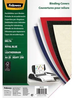 Produktbild von Fellowes 5373902, A4, Papier, Blau, 212 mm, 1 mm, 298 mm