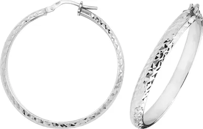 Produktbild von 925 Sterling Silber Damen - Paar Creolen - 30mm; TRS17694MM30