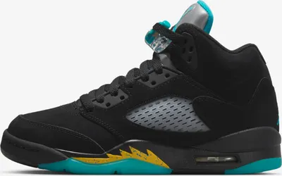Obrázok produktu pre Nike Air Jordan 5 Retro "Aqua" Black, veľkosť: 35,5