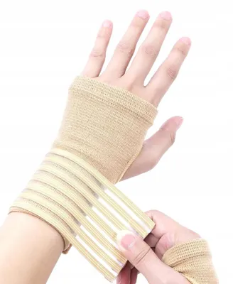 Obrázek produktu pro Ortéza zápěstí 2 kusy prodyšná elastická nastavitelná podpora