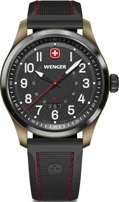 Produktbild von Wenger 01.0541.124 Herrenuhr Terragraph 43mm 10ATM