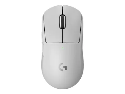 Produktbild von Logitech G PRO X SUPERLIGHT 2, rechts, Optisch, RF Wireless, 32000 DPI, 0,5 ms, Weiß