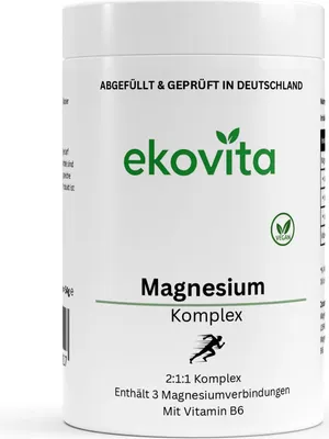 Produktbild von Magnesium Complex + Vitamin B6 - 90 Capsules