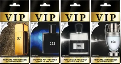 Produktbild von 4Er-Pack Most Wanted Man Vip Mix – Premium Duftende Auto-Lufterfrischer