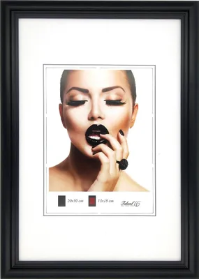 Produktbild von Artus Kunststoff Bilderrahmen Wanddeko Collage Poster Bilder Foto Rahmen - Farbe: Schwarz | Format: 30x40