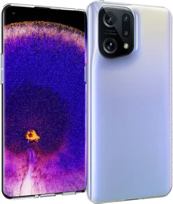 Immagine prodotto di Accezz Cover posteriore trasparente in TPU per Oppo Find X5 Pro 5G - Trasparente