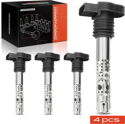 Zdjęcie produktu dla Frankberg 4x Cewka zapłonowa dla VW Golf 4 Passat Polo Audi A3 A4 A6 AUDI