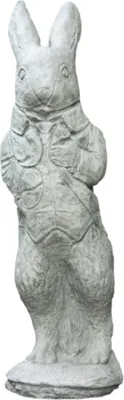 Produktbild von Schöner Hase aus Steinguss perfekt für den Garten die Terrasse oder den Vorgarten ist Frostfest Witterungsbeständig und Neu 50cm H, SU-2270