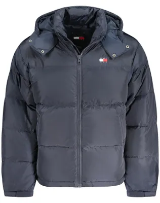 Produktbild von Herrenjacke Blau: Nachhaltige Langarmjacke mit abnehmbarer Kapuze