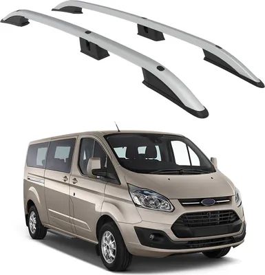Obrázek produktu pro TURTLE STŘEŠNÍ LIŠTA CROWN FORD CUSTOM ALL 2012 2013 2014 2015 2016 2017 2018 2019 2020 2021 2022 2023 (LWB)  , Silver