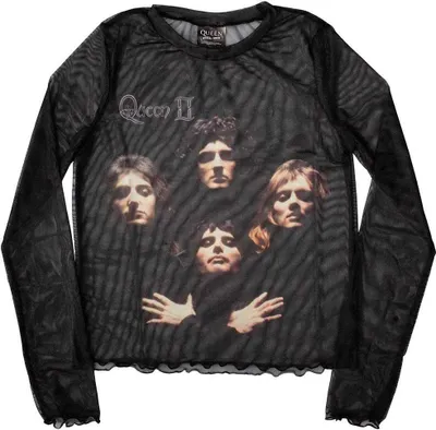 Produktbild von Queen - "Bo Rhap Classic" Kurzes Top für Damen RO11378 (XL) (Schwarz)