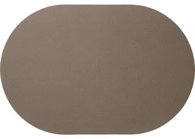 Produktbild von Asa Tischset Oval Relevo Braun (49,5x33 cm)