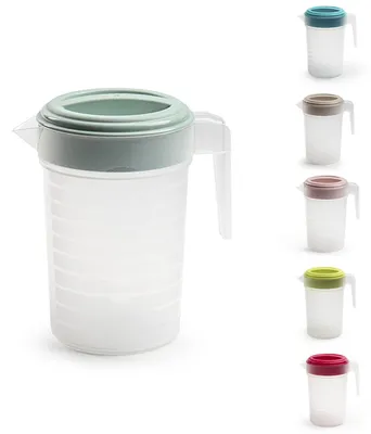 Zdjęcie produktu dla Plastikowy dzbanek na wodę z pokrywką, idealny do kuchni