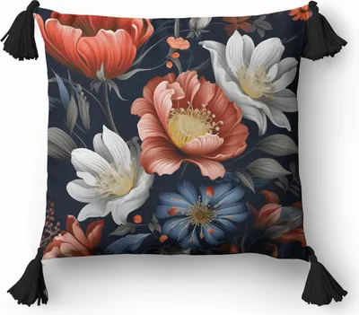 Image de Taie d'oreiller décorative 45x45 Floral