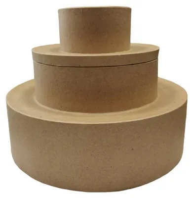 Produktbild von Efco Papp-Box Hochzeitstorte 23 x 18cm, Geschenkbox, Geschenkschachtel