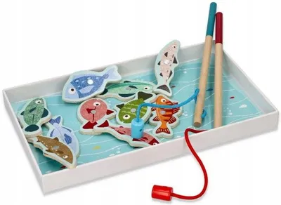 Produktbild von Adam Toys Magnetische Angelspiel Pinguin für Kinder