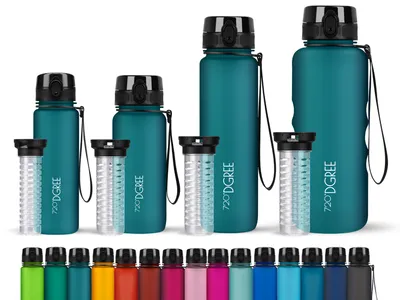 Produktbild von 720 DGREE Trinkflasche Wasserflasche Fruchteinsatz 0,5L - BPA-Frei “uberBottle“ 720 DGREE