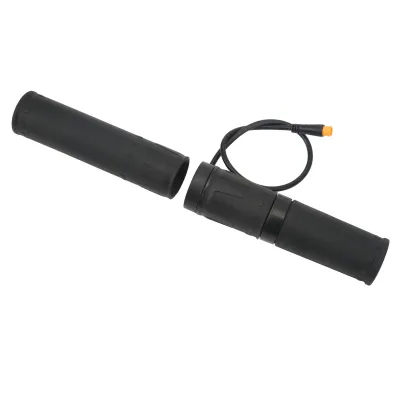 Produktbild von Elektrofahrrad Gasgriff,Elektrofahrrad Drehgriff,Elektrofahrrad Gasgriff Steuergriff,Gummi Elektrofahrrad Gasgriff,Elektrofahrrad Drehgriff mit wasserdichter Verbindung,Elektrofahrrad Gasgriff Lenker