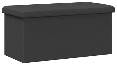 Productafbeelding van Vouwbare Opbergbank Donkergrijs 180 kg 80 L 77 x 38 x 38 cm
