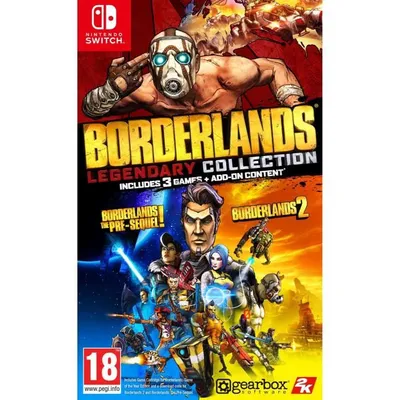 Obrázok produktu pre 2K Borderlands Legendary Collection, Nintendo Switch, Režim multiplayer, M (Mature), Fyzické médiá