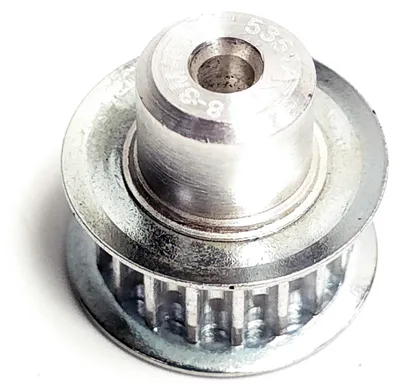 Produktbild von Zahnriemenscheibe, P: 3 Mm, 18 Zähne, Riemen 6 Mm, Aluminium, 3M , Ozdowski