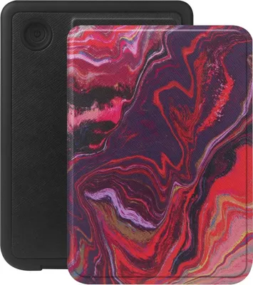 Image de Selencia Vivid Bookcase pour le Kobo Clara Colour / Clara BW - Marble Purple