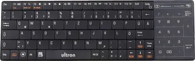 Produktbild von Ultron Tastatur UMT-BT  Fashion  schwarz wireless