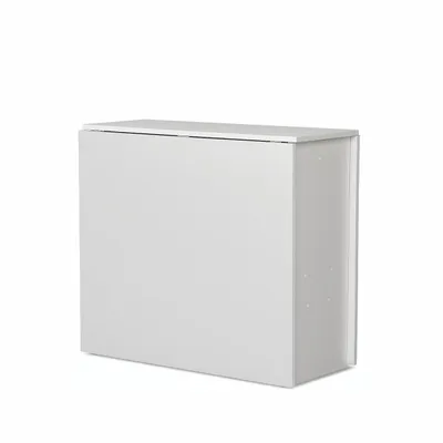 Produktbild von Esstisch, Klapptisch Weiß – ausklappbar, platzsparender Tisch für Küche, Büro, Esszimmer, Homeoffice, 170x81x73 cm